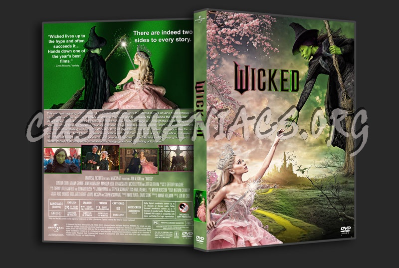 Wicked (2024) dvd cover