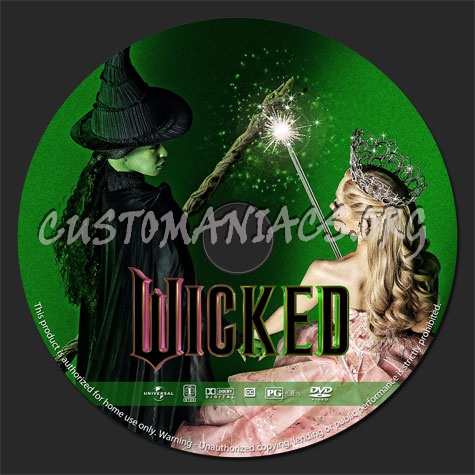 Wicked (2024) dvd label