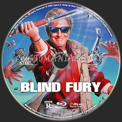 Blind Fury (1989) Blu-ray Label blu-ray label