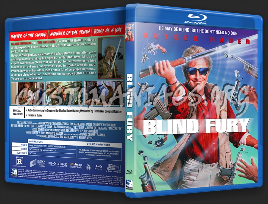 Blind Fury (1989) Blu-ray Cover blu-ray cover