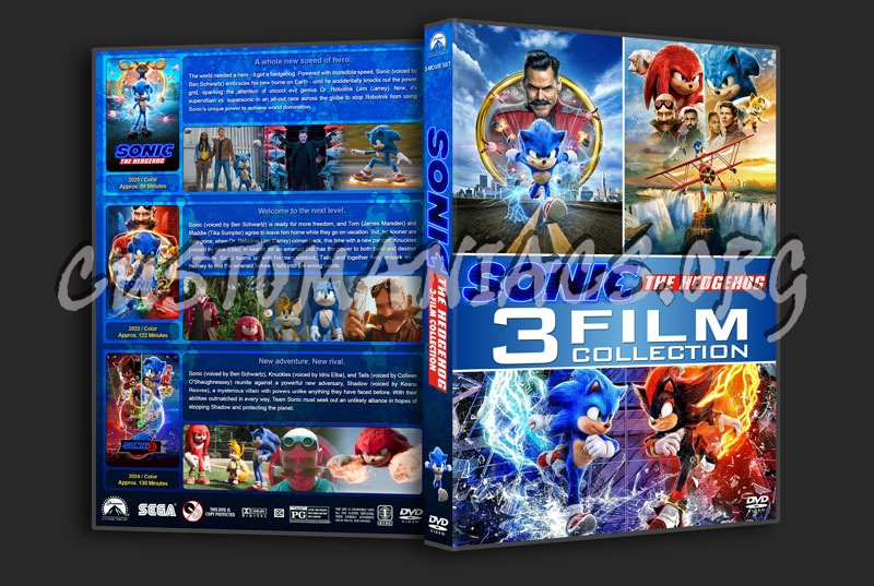 Sonic the Hedgehog Triple Feature dvd cover