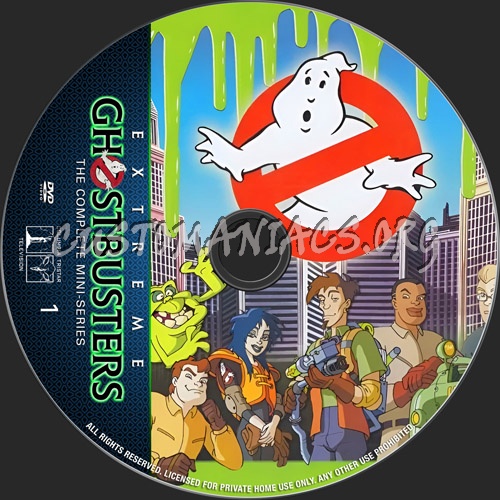 Extreme Ghostbusters dvd label