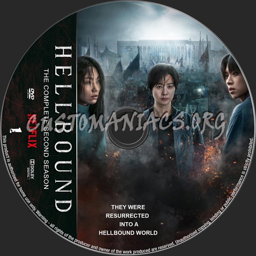 Hellbound Season 2 dvd label