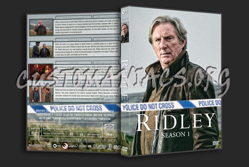 Ridley Season 1 dvd cover