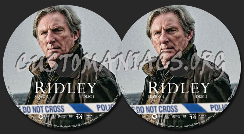 Ridley Season 1 dvd label