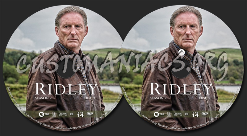 Ridley Season 2 dvd label