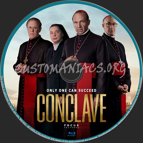 Conclave blu-ray label