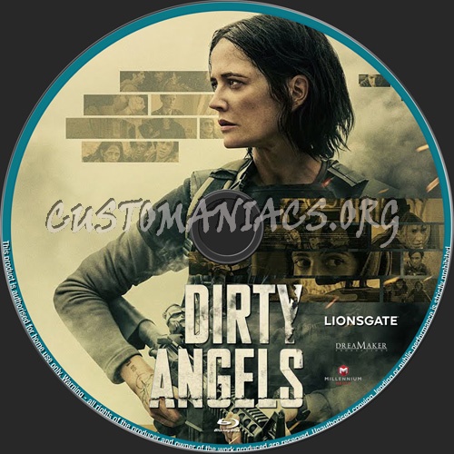 Dirty Angels blu-ray label