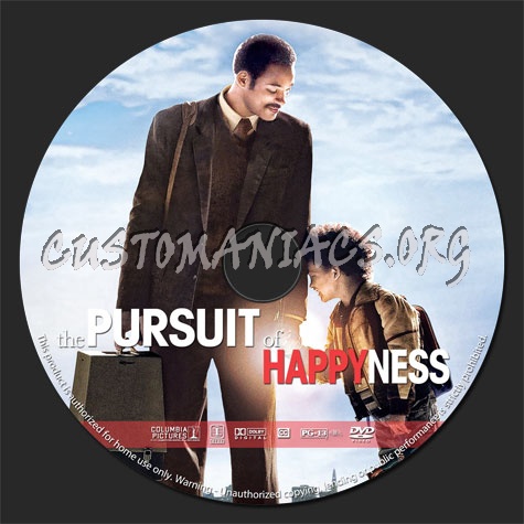 The Pursuit of Happyness (2006) dvd label