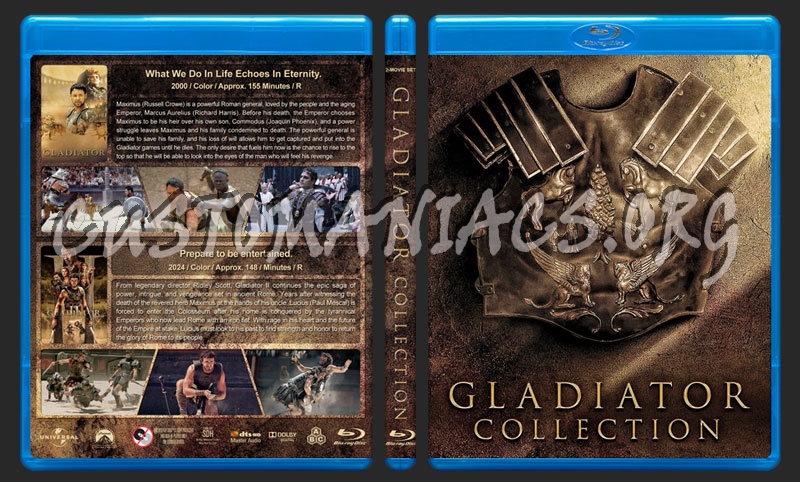 Gladiator Collection blu-ray cover