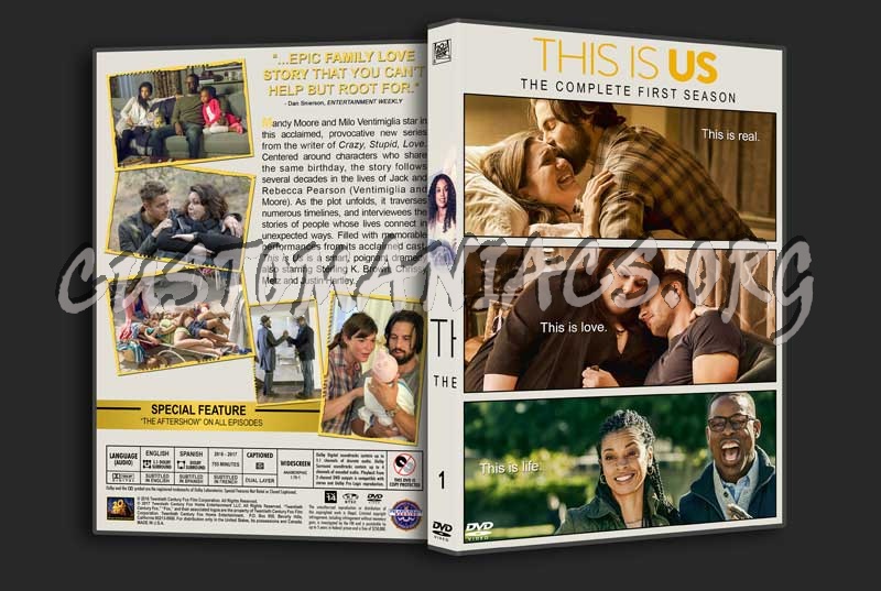 This is Us - The Complete Series (spanning spine) dvd cover