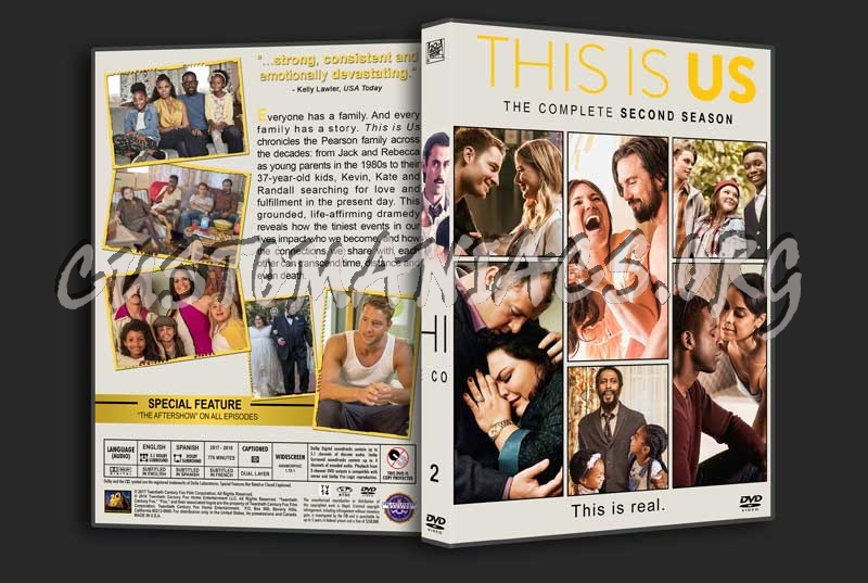 This is Us - The Complete Series (spanning spine) dvd cover