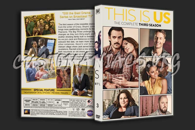 This is Us - The Complete Series (spanning spine) dvd cover