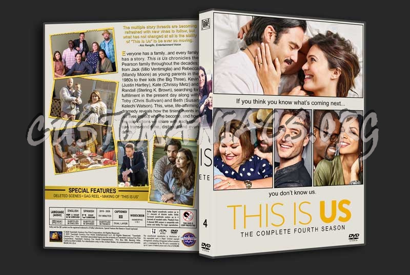 This is Us - The Complete Series (spanning spine) dvd cover