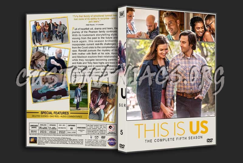 This is Us - The Complete Series (spanning spine) dvd cover