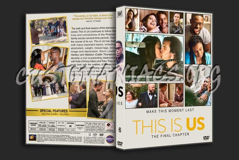 This is Us - The Complete Series (spanning spine) dvd cover