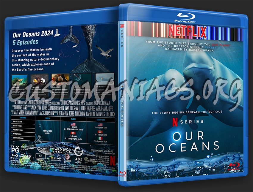 Netflix Our Oceans 2024 Cover blu-ray cover