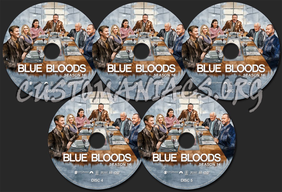 Blue Bloods - Season 14 dvd label