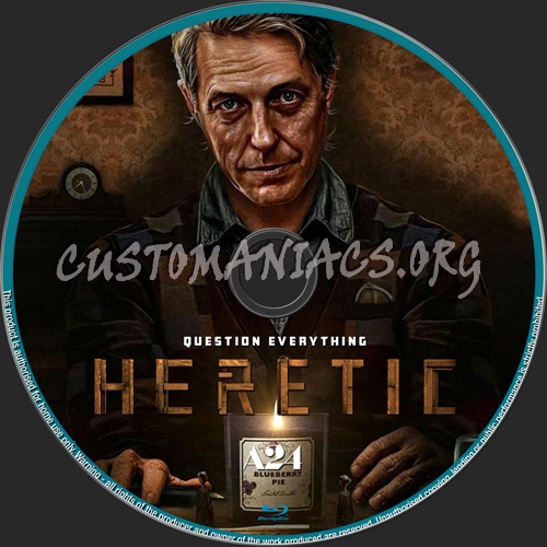 Heretic blu-ray label