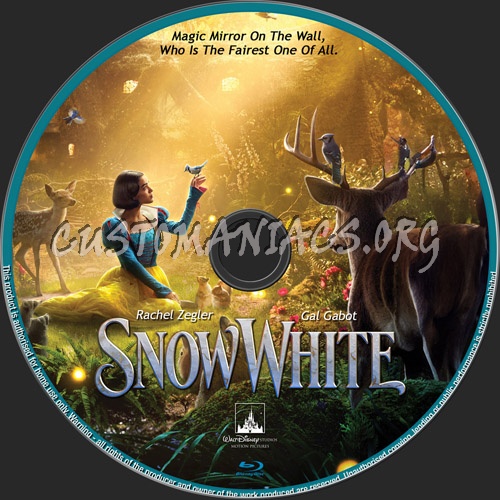 Snow White 2025 blu-ray label