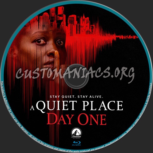 A Quiet Place:Day One blu-ray label