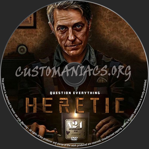 Heretic dvd label