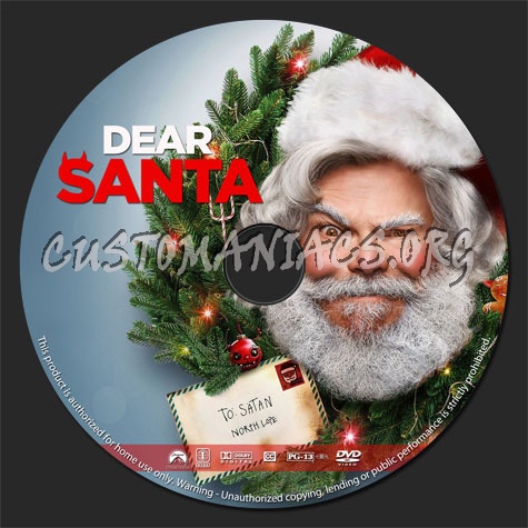 Dear Santa (2024) dvd label