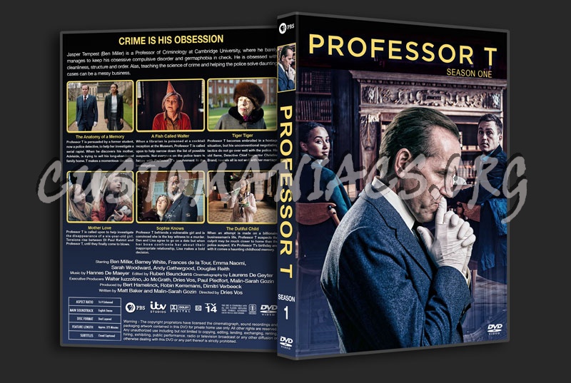 Professor T - Season 1 dvd cover