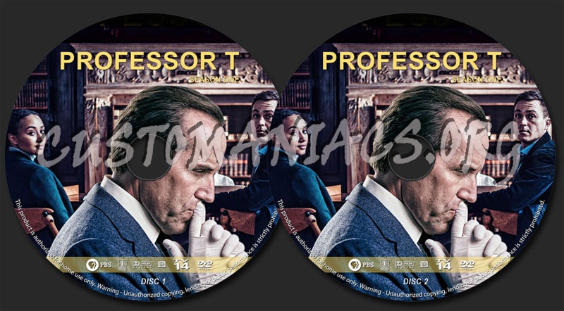 Professor T - Season 1 dvd label