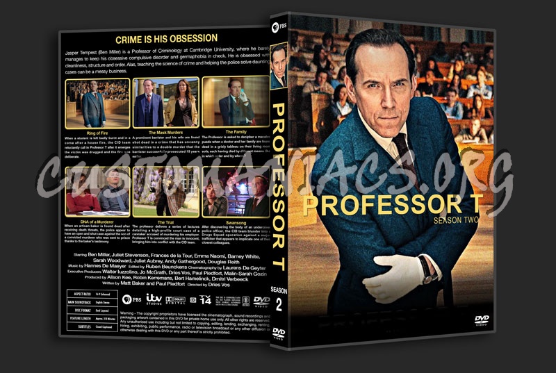 Professor T - Season 2 dvd cover