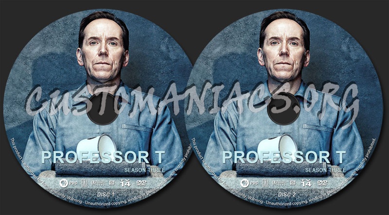 Professor T - Season 3 dvd label