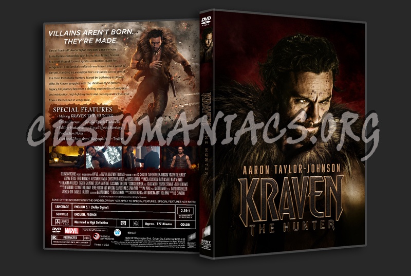 Kraven the Hunter dvd cover