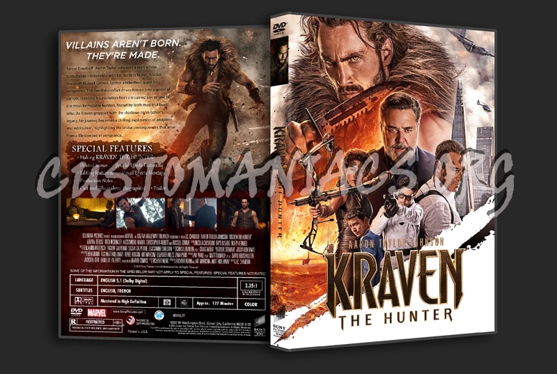 Kraven the Hunter dvd cover