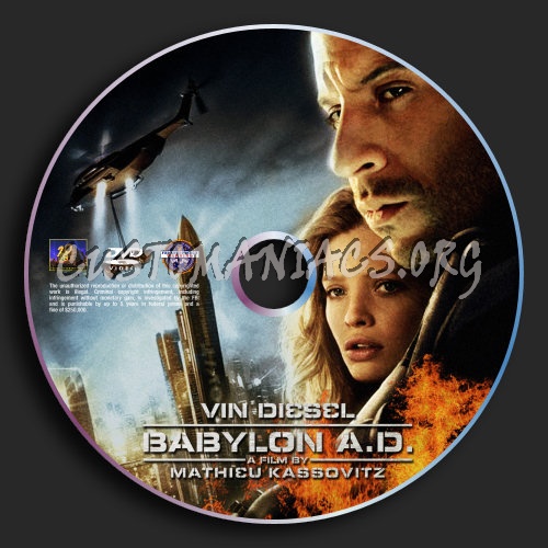 Babylon A.D. dvd label