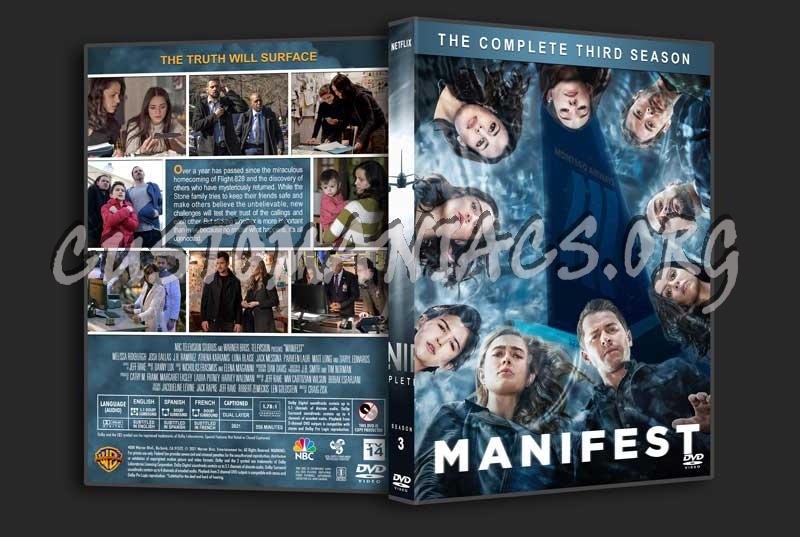 Manifest  - The Complete Series (spanning spine) dvd cover