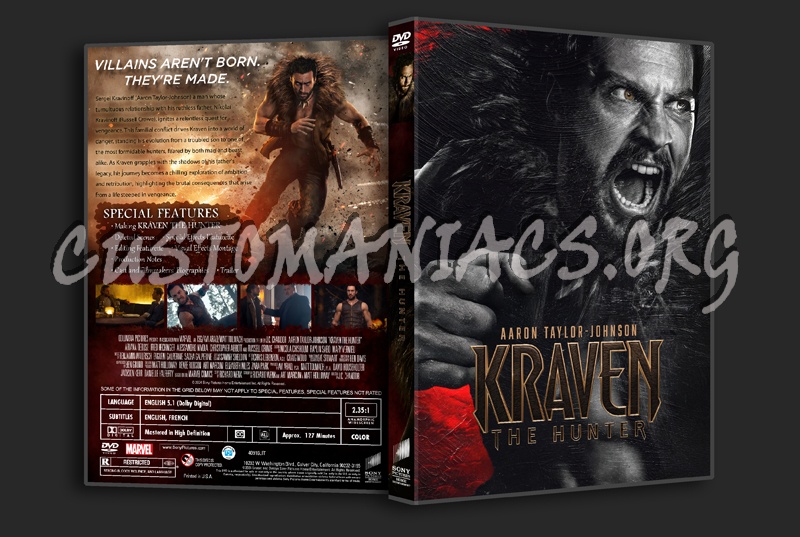 Kraven the Hunter dvd cover