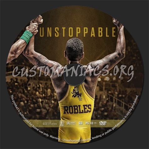 Unstoppable (2024) dvd label