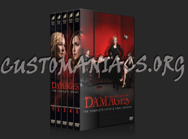 Damages - The Complete Series (spanning spine) dvd cover