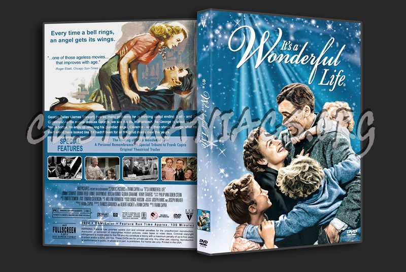 Its a Wonderful Life (1946) dvd cover