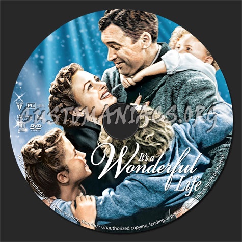 Its a Wonderful Life (1946) dvd label