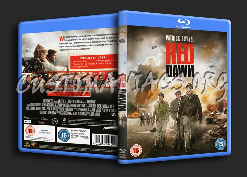 Red Dawn (1984) blu-ray cover