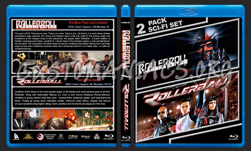 Rollerball Double Feature blu-ray cover