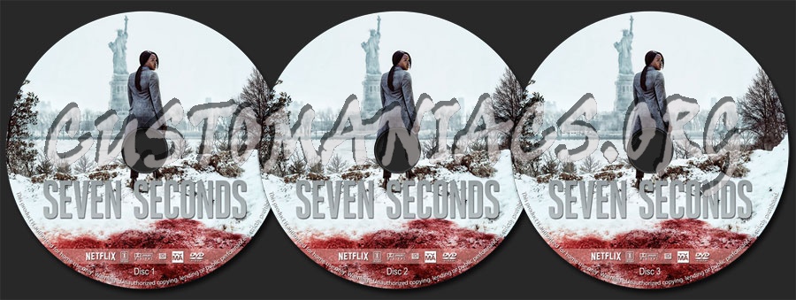 Seven Seconds (TV mini-series) dvd label