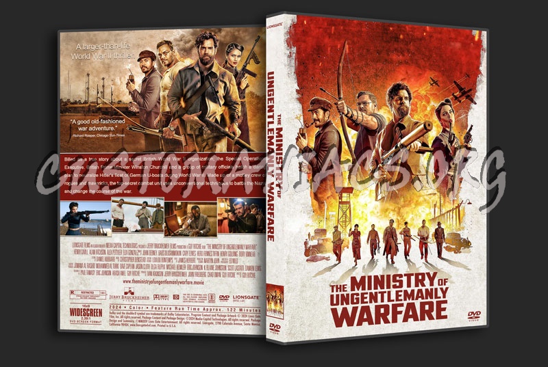 The Ministry of Ungentlemanly Warfare (2024) dvd cover