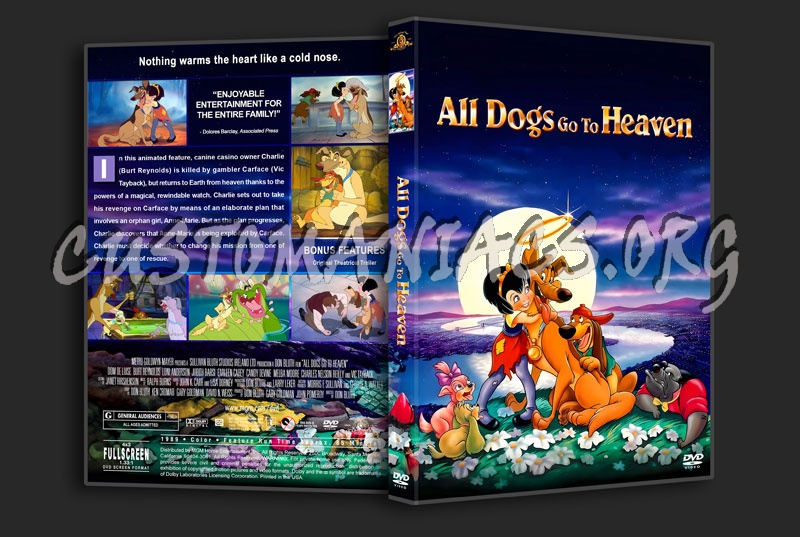 All Dogs Go go to Heaven (1989) dvd cover