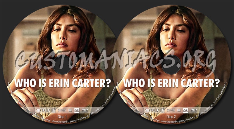 Who is Erin Carter? (Mini-series) dvd label