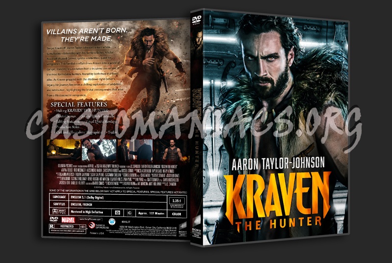 Kraven the Hunter dvd cover