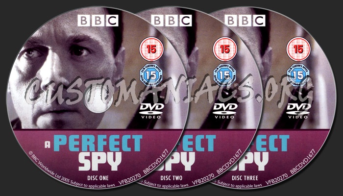 A Perfect Spy dvd label