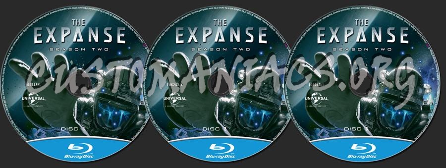 The Expanse Season 2 blu-ray label