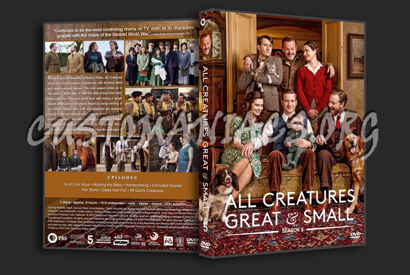 All Creatures Great & Small - Season 5 dvd cover